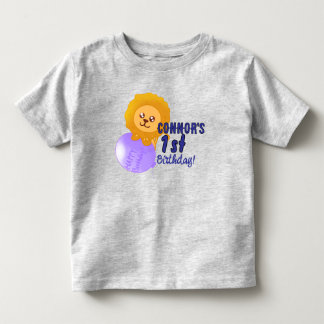 Camiseta de aniversário personalizada com tema de