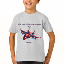 Camiseta de aniversário personalizada do Homem-Ara