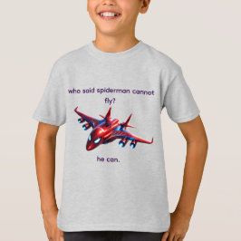 Camiseta de aniversário personalizada do Homem-Ara