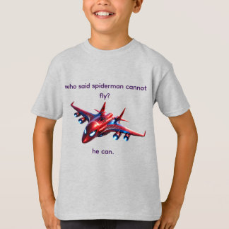 Camiseta de aniversário personalizada do Homem-Ara