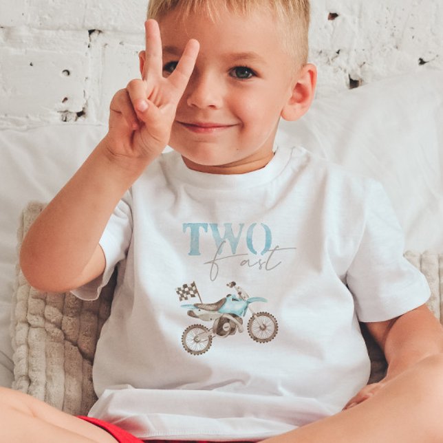 Camiseta de Aniversário TWO Bicicleta de Terra Azu (Criador carregado)