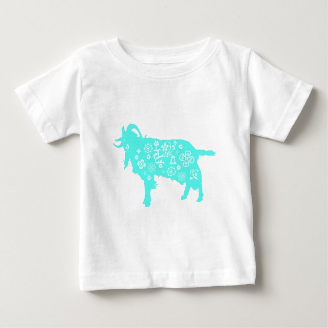 Camiseta de Ano Novo Chinês de Capim Azul (Frente)