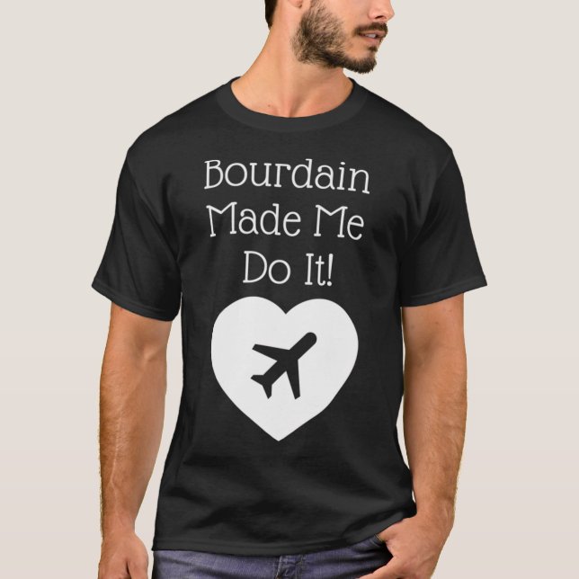 Camiseta De Anthony Bourdain (Frente)
