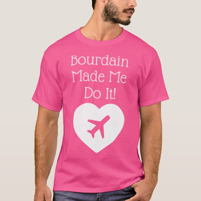 Camiseta De Anthony Bourdain (Frente)