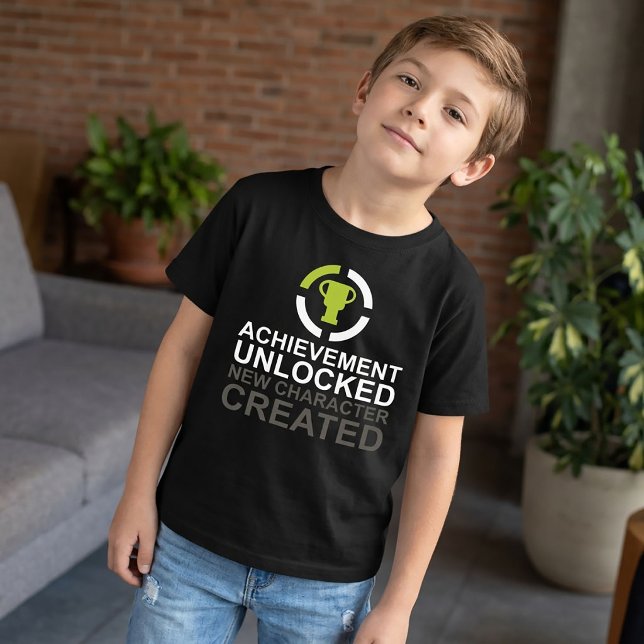 Camiseta de Anúncio de Bebê Gamer (Criador carregado)
