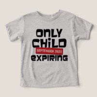 Camiseta de Anúncio de Gravidez Expirando de Filho