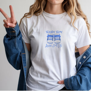 Camiseta de Anúncio de Meias de Bebê Personalizada