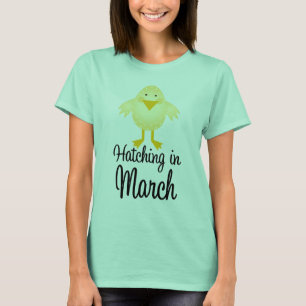 Camiseta de Anúncio em Março