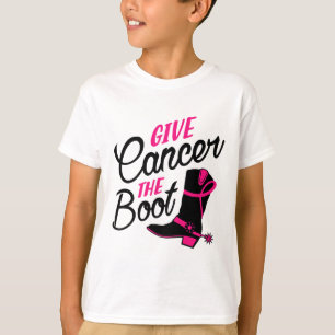 Camiseta Dê ao Cancer a consciência do Cancer de inicializa