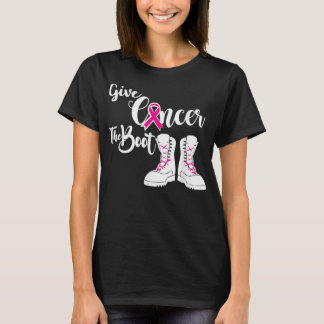 Camiseta Dê ao Cancer o Cancer militar de inicialização