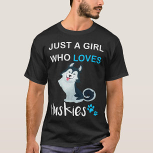 Camiseta De Apenas Uma Menina Que Adora Roucos
