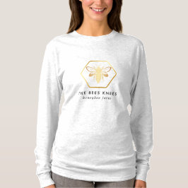 Camiseta de Apicultor de Mel Dourado Moderna e Ele