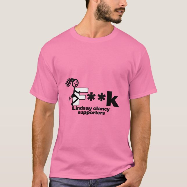 Camiseta de apoio a Lindsay  (Frente)