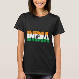 Camiseta de Apoio da Índia Críquete Jersey Críquet