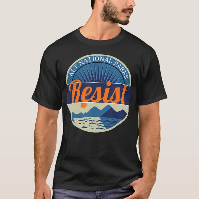 Camiseta de Apoio Resistir Parques Nacionais Alt (Frente)