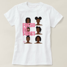 Camiseta de apreciação de retorção de dreadlocks