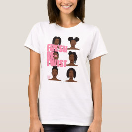 Camiseta de apreciação de retorção de dreadlocks