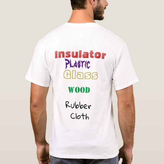 camiseta de aprendizado escolar (Verso)