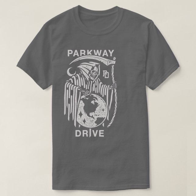 Camiseta de Ar de Desenho Digital de Unidade de Parkway de  (Frente do Design)