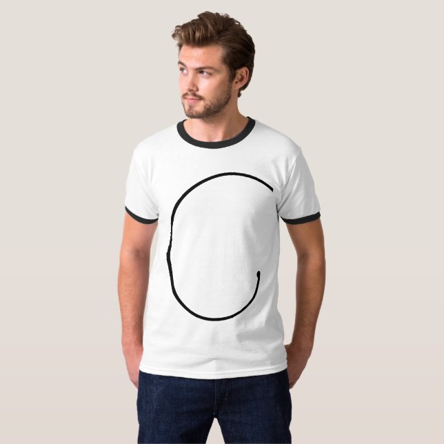 Camiseta de Arte Abstrata (Frente Completa)