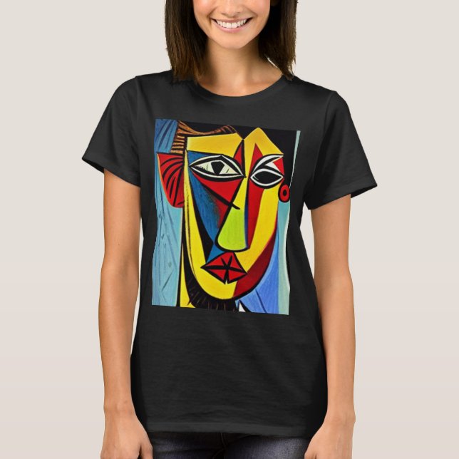 Camiseta de Arte Abstrata (Frente)