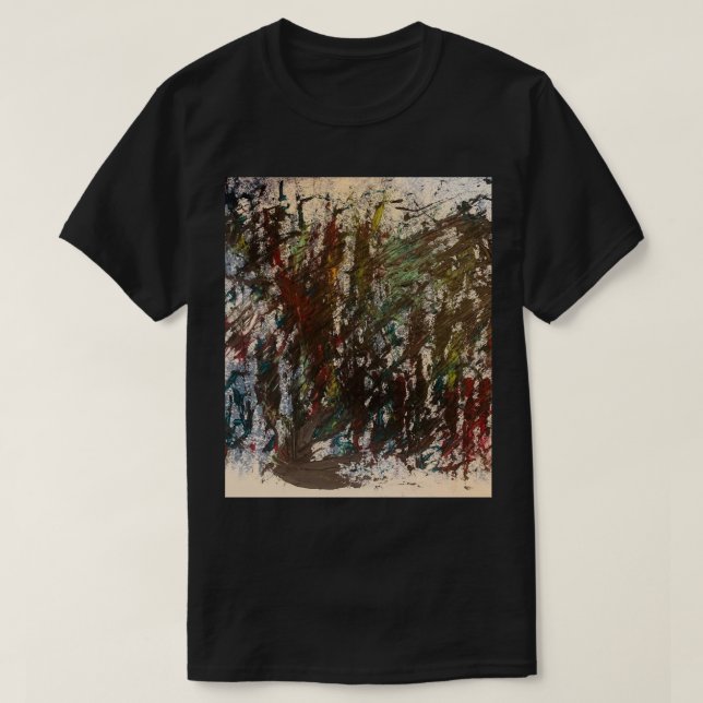 Camiseta de Arte Abstrata (Frente do Design)