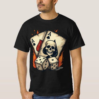 Camiseta de Arte Abstrata em Linhas
