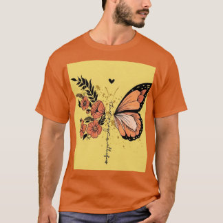 Camiseta de Arte Botânica Estética Flor de Campo M