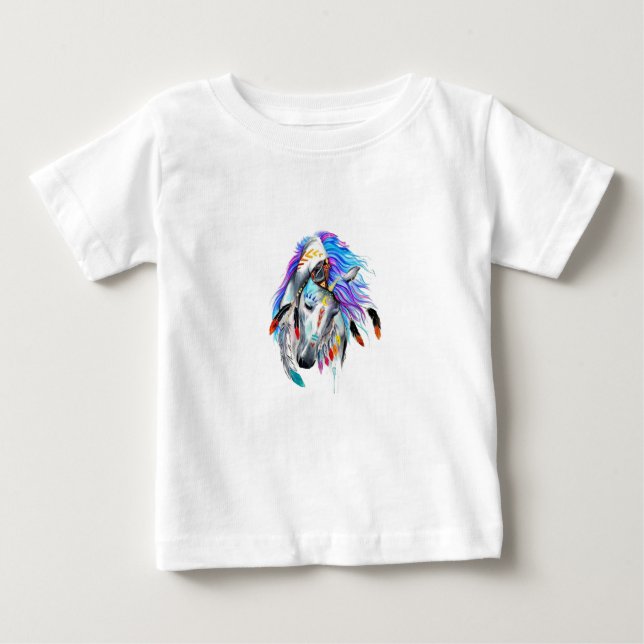 Camiseta de Arte de Cavalo (Frente)