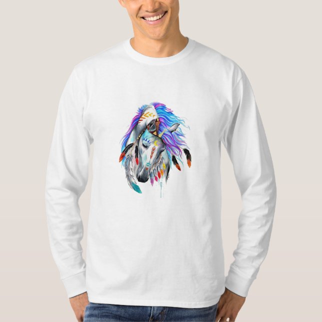 Camiseta de Arte de Cavalo (Frente)