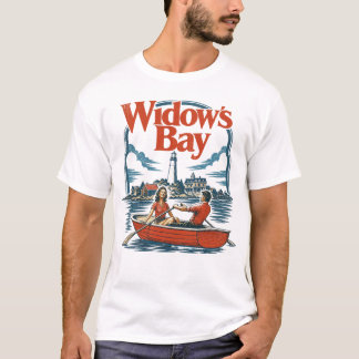Camiseta de Arte de Design Vintage de Widow's Bay