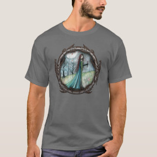Camiseta de Arte de Fantasia de Vampiro Gótico