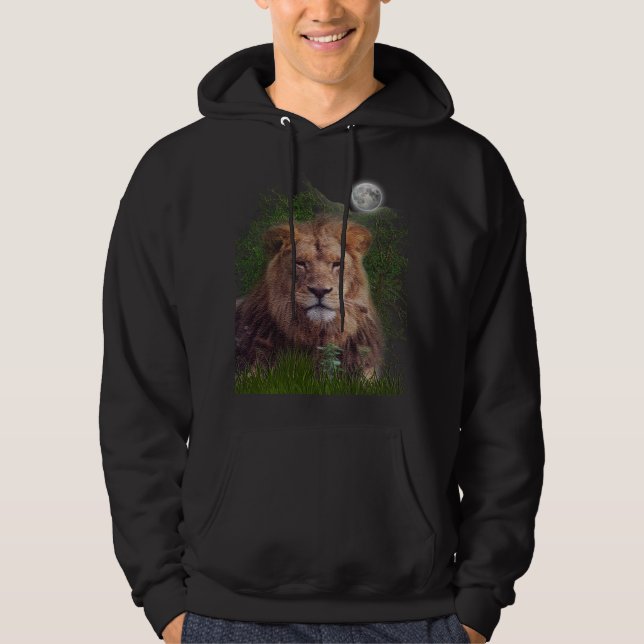 Camiseta de arte de leão (Frente)