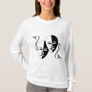 Camiseta de Arte de Máscaras de Teatro