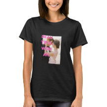 Camiseta de arte de mulher bonita romântica – Femi