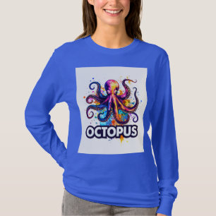 Camiseta de Arte de polvo com respingos de cores v