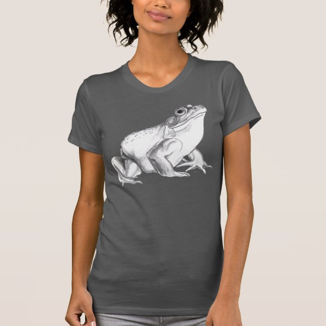Camiseta de Arte de Rã Camisetas de Arte de Rã-Tou (Frente)