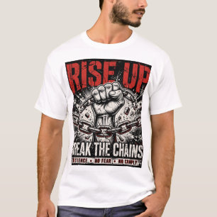 Camiseta de Arte de Rua de Protesto Urbano - Revol