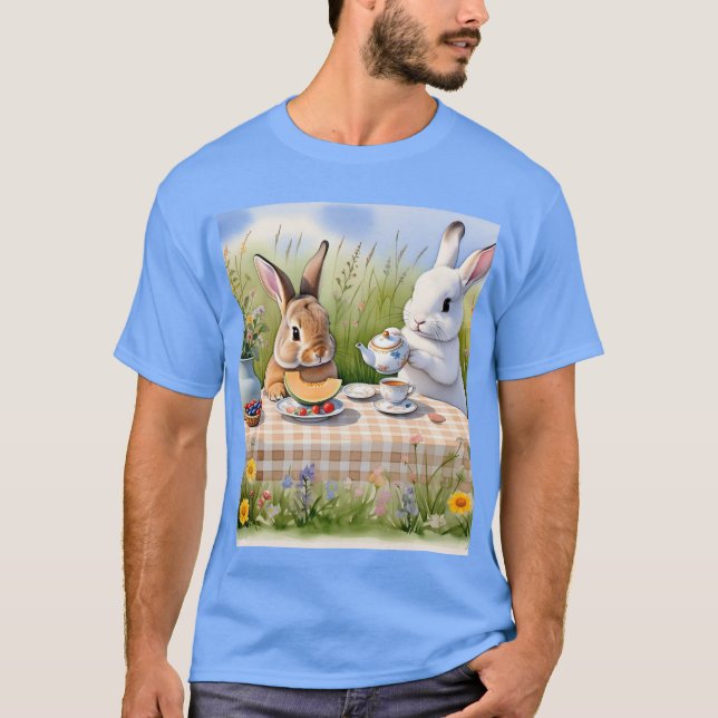 Camiseta de Arte Digital 3D Colorida | Ajuste Perf (Frente)