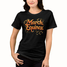 Camiseta de Arte do Equinócio da Marcha Feminina –