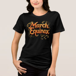 Camiseta de Arte do Equinócio da Marcha Feminina –