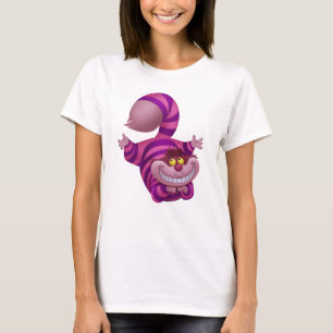 Camiseta de Arte do Sorriso do Gato de Cheshire de
