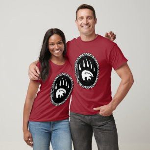 Camiseta de Arte do Urso Tribal Bear Claw Men's Ca
