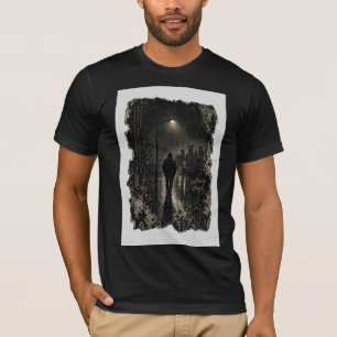 Camiseta de Arte Grunge Urbana Nada Permanece no E