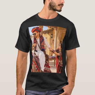 CAMISETA DE ARTE INDIANA TRADICIONAL RAJASTANI HER