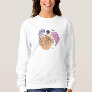 Camiseta de arte linear de mulher fada borboleta e
