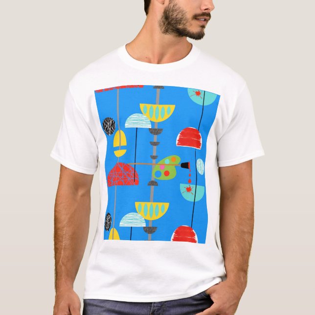 Camiseta de Arte Moderna Minimalista (Frente)