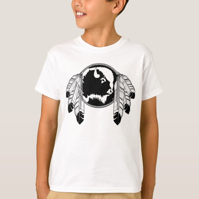 Camiseta de Arte Nativa Camiseta Tribal Wildlife S (Frente)