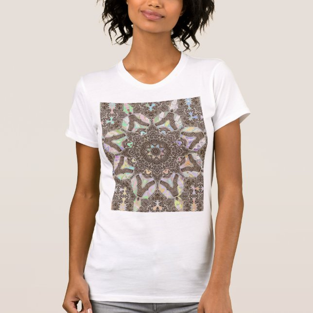 Camiseta de Arte Phoenix Henna Mandala (Frente)