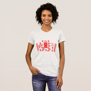 Camiseta de Arte Popular do Patrimônio Feminino -